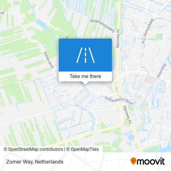 Zomerweg map