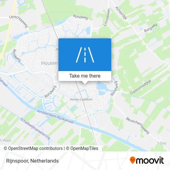 Rijnspoor Karte