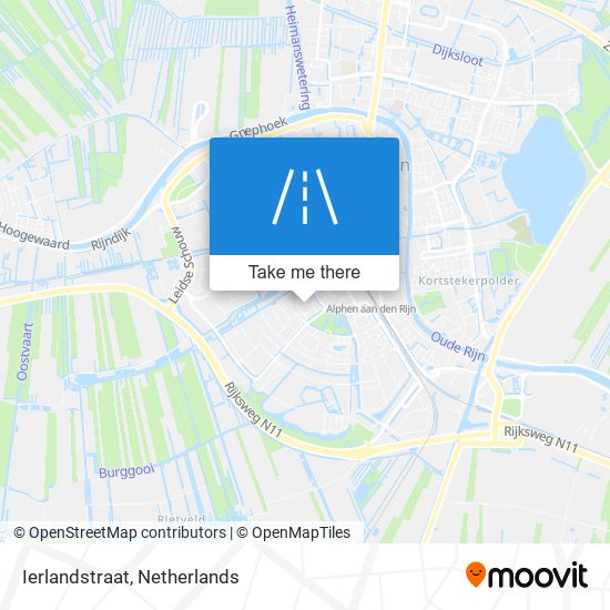 Ierlandstraat map