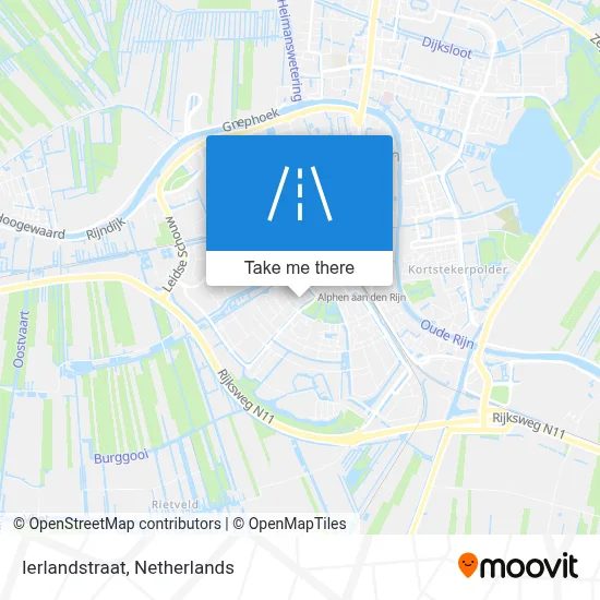 Ierlandstraat map