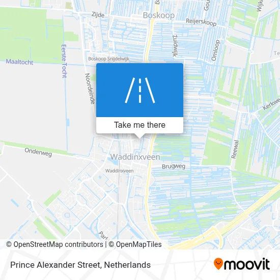 Prins Alexanderstraat map