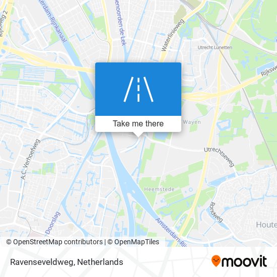 Ravenseveldweg map