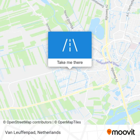 Van Leuffenpad map