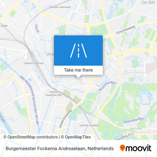Burgemeester Fockema Andreaelaan map