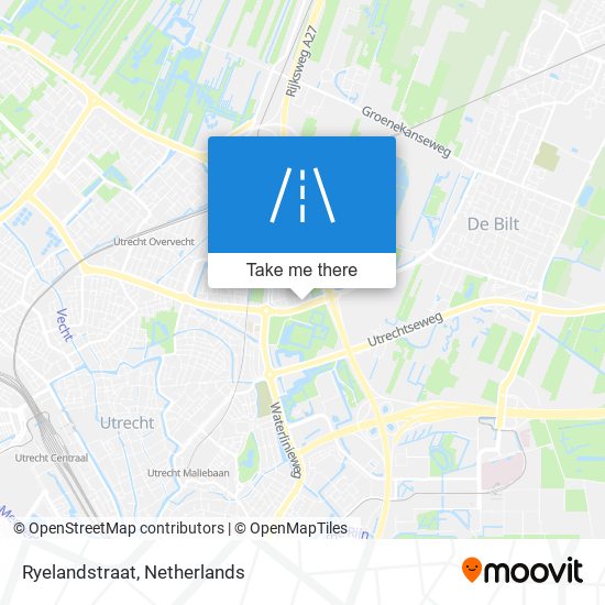 Ryelandstraat map