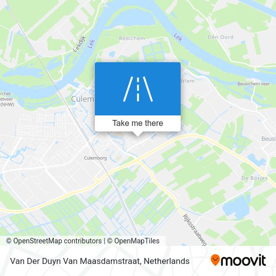 Van Der Duyn Van Maasdamstraat map