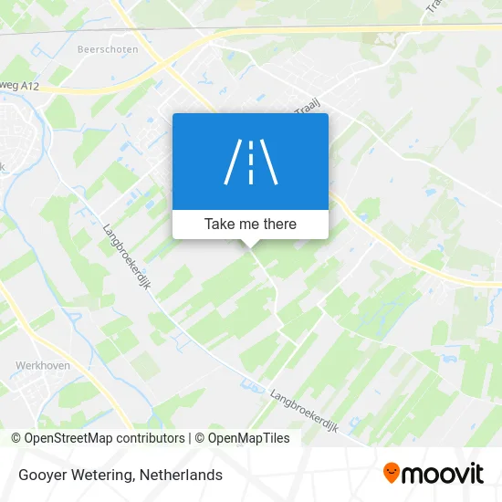 Gooyer Wetering map