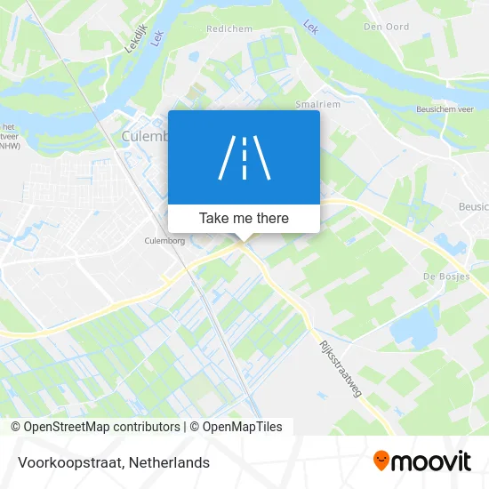 Voorkoopstraat map