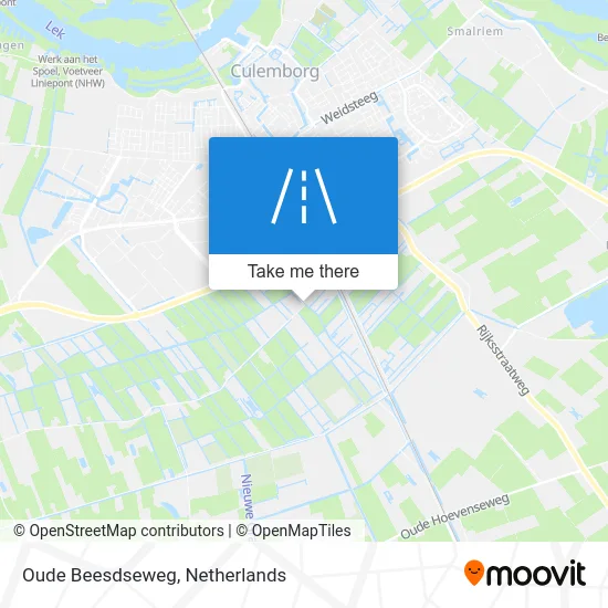 Oude Beesdseweg map
