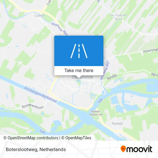 Boterslootweg map