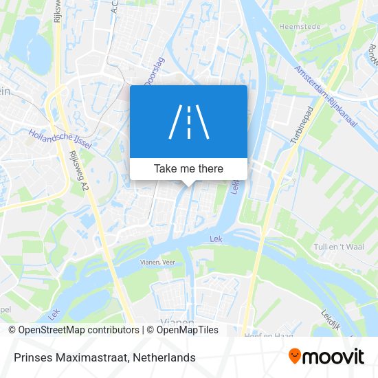 Prinses Maximastraat map