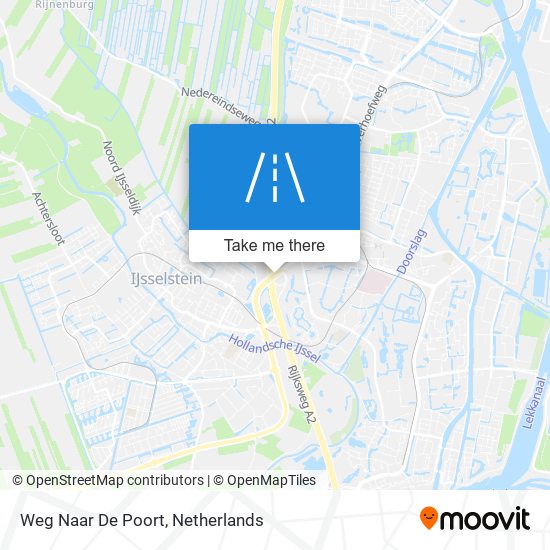 Weg Naar De Poort map