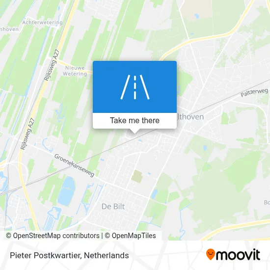 Pieter Postkwartier map