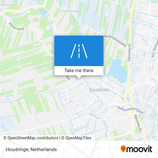 Houdringe map