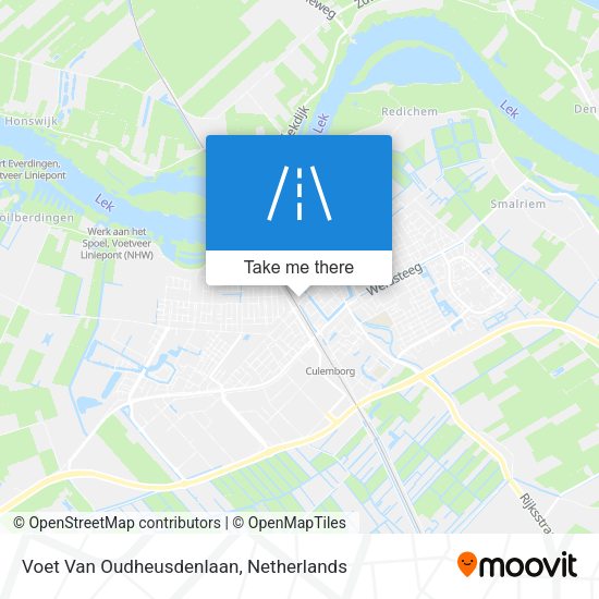 Voet Van Oudheusdenlaan map