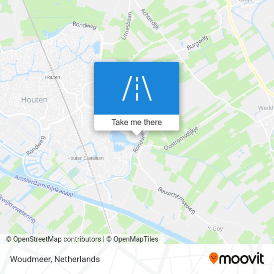 Woudmeer map