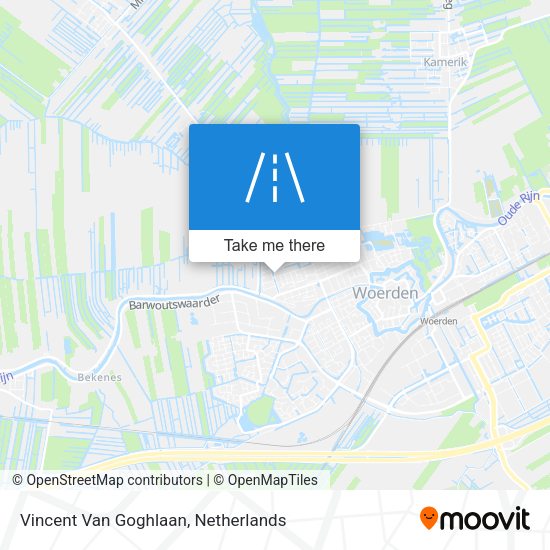 Vincent Van Goghlaan map