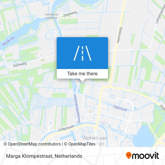 Marga Klompéstraat map