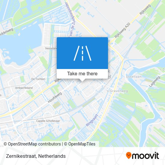 Zernikestraat map