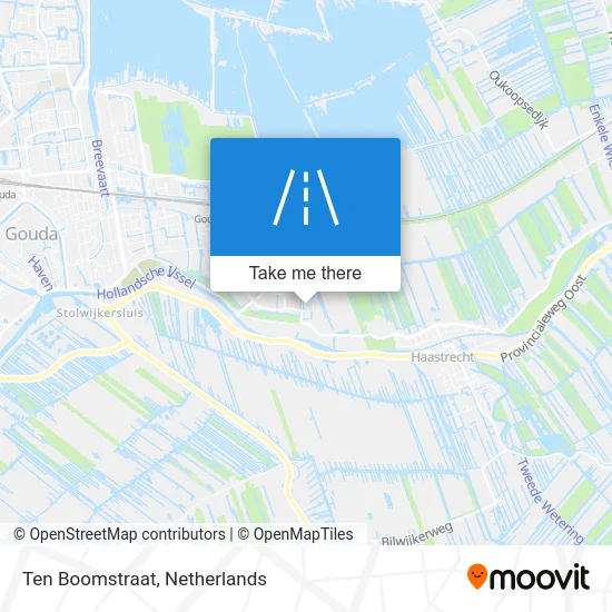 Ten Boomstraat map