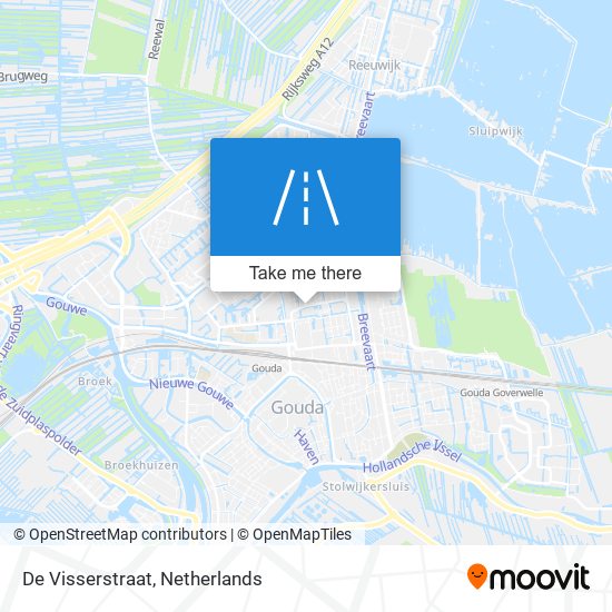 De Visserstraat map