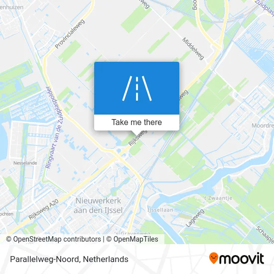 Parallelweg-Noord map