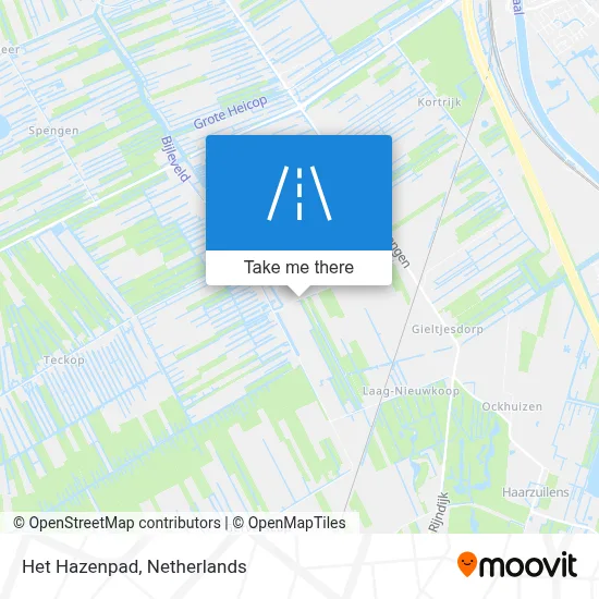 Het Hazenpad map