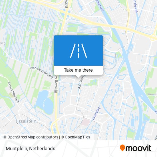 Muntplein map