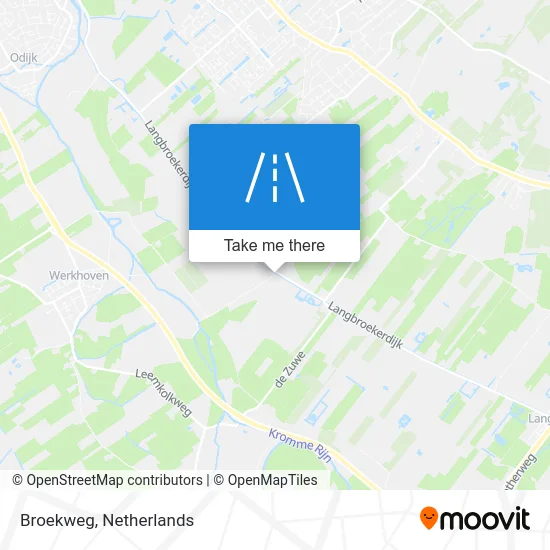 Broekweg map