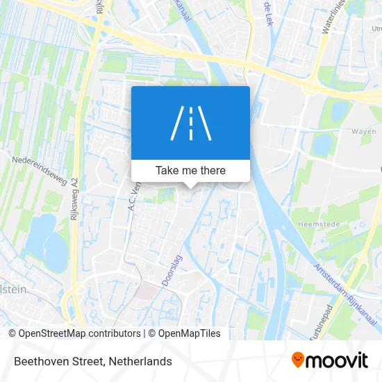 Beethovenstraat map