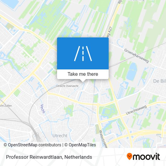 Professor Reinwardtlaan map