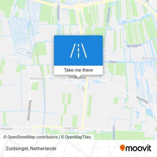 Zuidsingel map