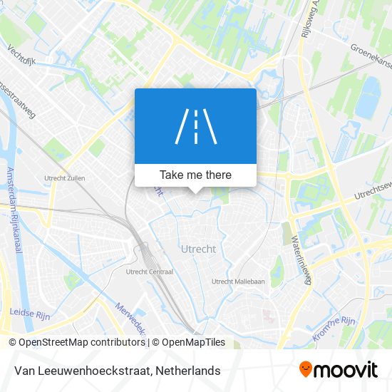 Van Leeuwenhoeckstraat Karte