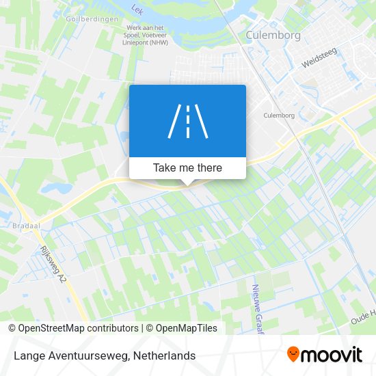 Lange Aventuurseweg map