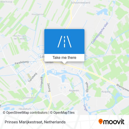 Prinses Marijkestraat map