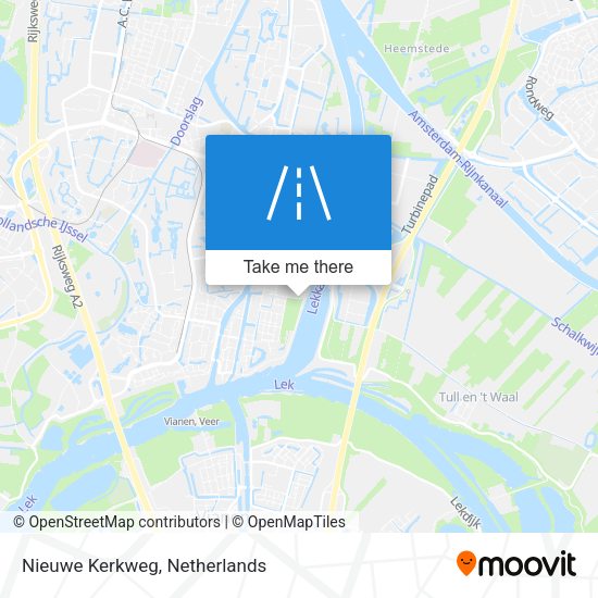 Nieuwe Kerkweg map