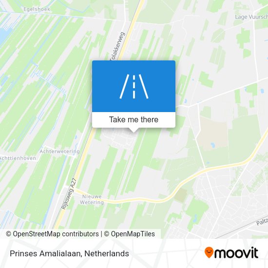 Prinses Amalialaan map