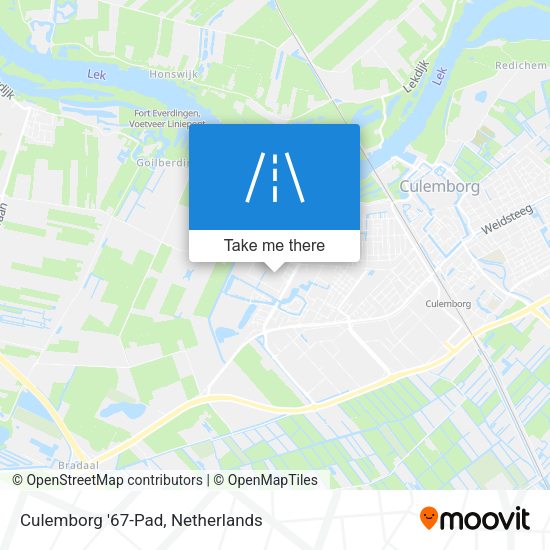 Culemborg '67-Pad map