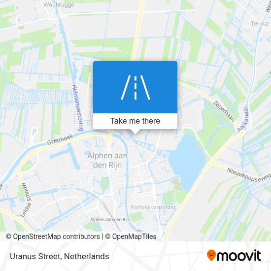 Uranusstraat map