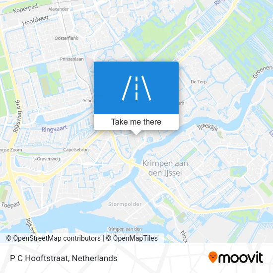 P C Hooftstraat map