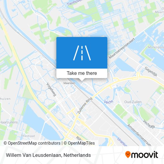 Willem Van Leusdenlaan map