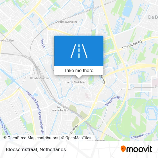 Bloesemstraat map