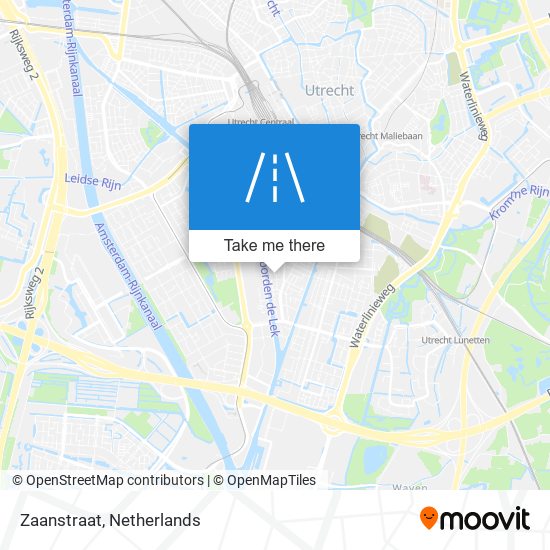 Zaanstraat map