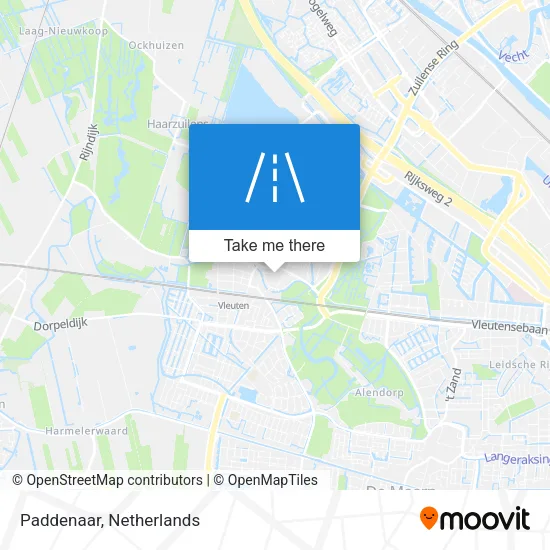 Paddenaar map