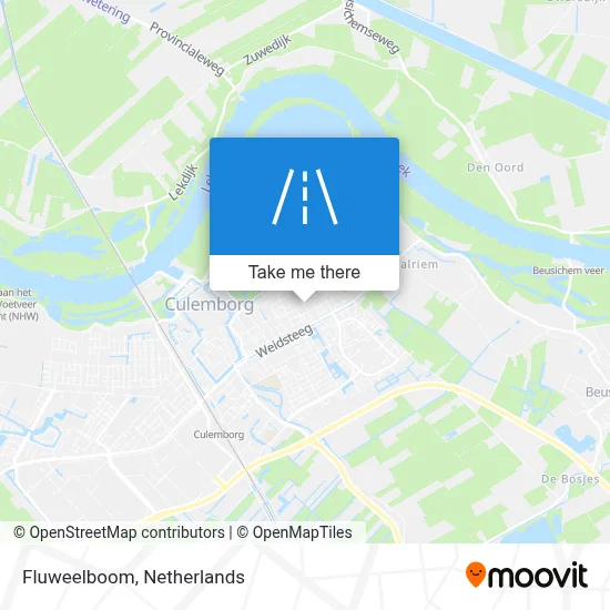 Fluweelboom map