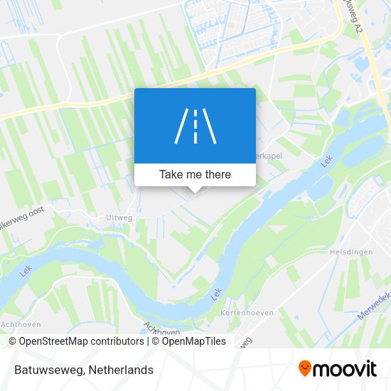 Batuwseweg map