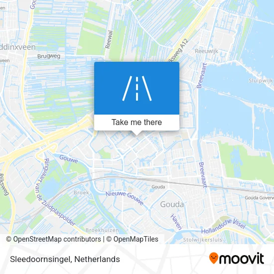 Sleedoornsingel map