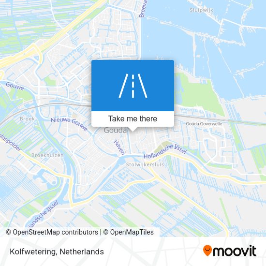 Kolfwetering map