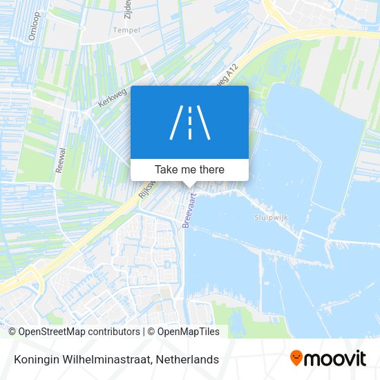 Koningin Wilhelminastraat map