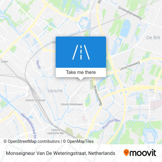 Monseigneur Van De Weteringstraat map